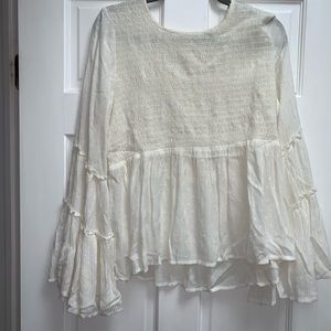 bell sleeve blouse